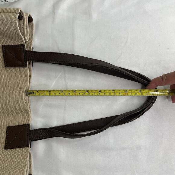 Restoration Hardware Large Canvas Tote Made in India Body 100% Cotton, Practical - Picture 6 of 11